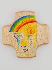 Croce di Battesimo per Bambini in Legno d’Acero