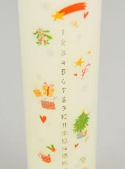 Candela Decorazione d’Avvento Tradizionale - 25 cm