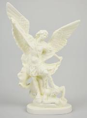 Statua di San Michele in Resina Fosforescente - 20cm
