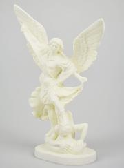 Statua di San Michele in Resina Fosforescente - 20cm