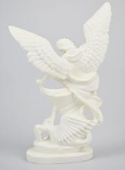 Statua di San Michele in Resina Fosforescente - 20cm