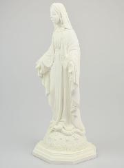 Statua Madonna Miracolosa in Resina Fosforescente - 30 cm