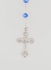 Rosario con Medaglia Miracolosa Apribile - Blu