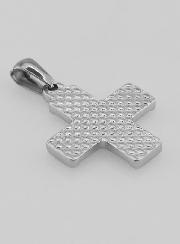 Ciondolo Croce Crisma - Pax, Alfa & Omega Pax