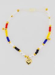 Bracciale Religioso Intrecciato Multicolore - Ex Voto