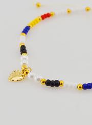 Bracciale Religioso Intrecciato Multicolore - Ex Voto