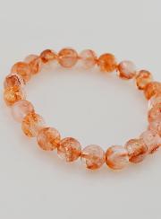 Bracciale in Pietra Naturale Quarzo Ematoide A - 8 mm