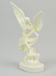 Statua di San Michele in Resina Fosforescente - 12cm