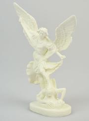 Statua di San Michele in Resina Fosforescente - 15 cm
