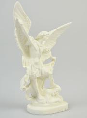 Statua di San Michele in Resina Fosforescente - 15 cm