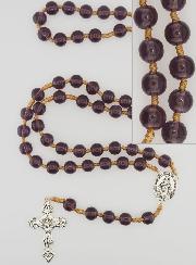 Rosario Medaglia Miracolosa - Cristallo Ametista