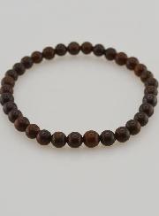 Bracciale in Pietra Naturale di Opale Boulder - 6mm