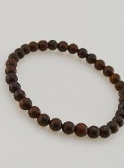 Bracciale in Pietra Naturale di Opale Boulder - 6mm