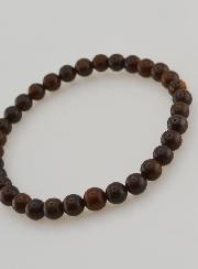 Bracciale in Pietra Naturale di Opale Boulder - 6mm