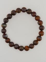 Bracciale in Pietra Naturale di Opale Boulder 8mm - A+