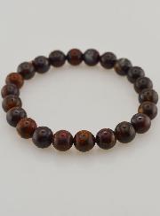 Bracciale in Pietra Naturale di Opale Boulder 8mm - A+