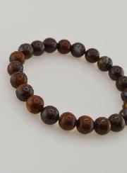 Bracciale in Pietra Naturale di Opale Boulder 8mm - A+