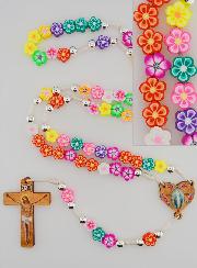 Rosario Madonna Miracolosa Multicolore per Bambini