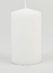 Candela da Tavola Decorativa 10 x 6cm - Bianca