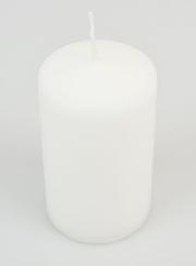 Candela da Tavola Decorativa 10 x 6cm - Bianca