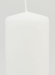 Candela da Tavola Decorativa 10 x 6cm - Bianca