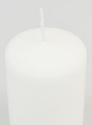 Candela da Tavola Decorativa 10 x 6cm - Bianca