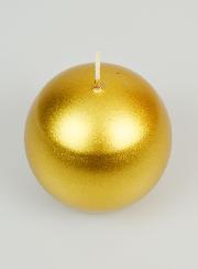 Candela Sfera di Natale Dorata - 8cm