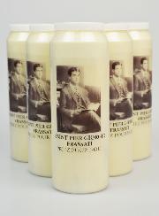 Set di 6 Candele Novena a San Pier Giorgio Frassati