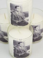 Set di 4 candele votive a San Pier Giorgio Frassati