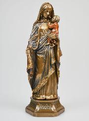 Regalo di Natale Trittico Madonna e Natività - 20cm