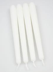 Set di 4 Candele a Stelo 25 cm - Avorio