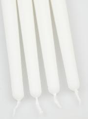 Set di 4 Candele a Stelo 25 cm - Avorio