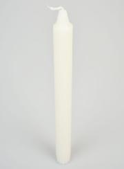 Cero da Chiesa Premium 100% Naturale 25 cm - Bianco