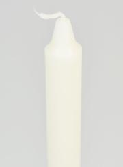 Cero da Chiesa Premium 100% Naturale 25 cm - Bianco