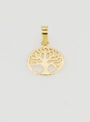 Medaglia in Oro 9ct - Albero Della Vita 10mm