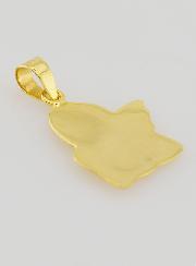 Medaglia Angelo Custode in oro 375/1000 - 14mm