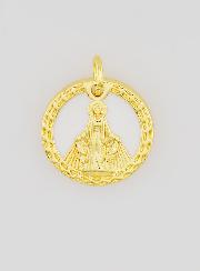 Medaglia Vergine Maria Miracolosa in Madreperla - 15mm