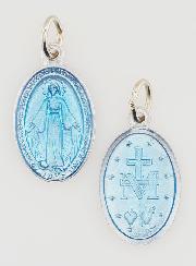 Medaglia Miracolosa Blu - 18mm