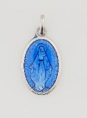 Medaglia Miracolosa Blu - 19mm