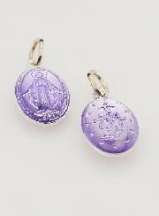Medaglia Miracolosa Viola - 14mm