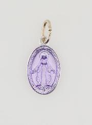 Medaglia Miracolosa Viola - 14mm