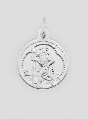 Medaglia San Cristoforo in Alluminio - 15mm