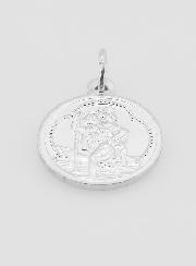 Medaglia San Cristoforo in Alluminio - 15mm