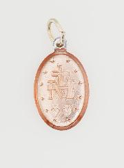 Medaglia Miracolosa Rosa - 18mm