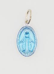 Medaglia Miracolosa Blu - 14mm