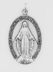 Grande Medaglia Miracolosa in Argento - 33mm