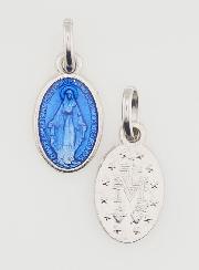 Medaglia Miracolosa Blu - 13mm
