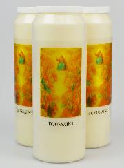 Set di 3 Candele Novena Festa di Ognissanti