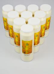 Set di 10 Candele di Novena Festa di Ognissanti