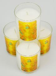 Set di 4 Candele Votive Festa di Ognissanti